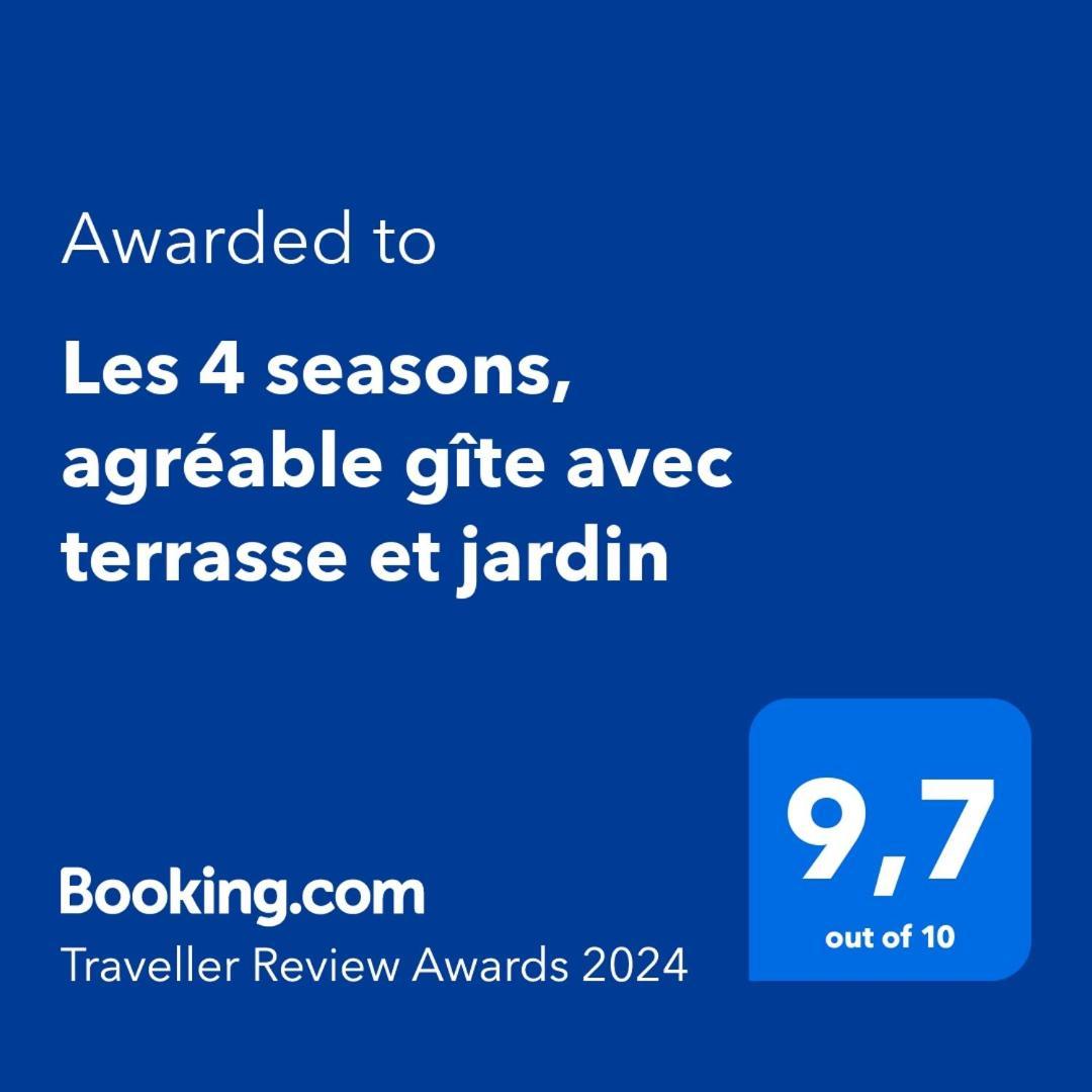 Les 4 Seasons, Agreable Gite Avec Terrasse Et Jardin La Croix Bigot Ngoại thất bức ảnh